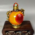 thumbnail image 4 of Antiques, miscellaneous items, antique-style cloisonné enamel inlaid with imitation beeswax snuff bottles, vintage smoking accessories, ornaments, 4 of 4