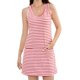 thumbnail image 2 of Vestido de Sueño de Algodón a Rayas sin Mangas Cuello Redondo Ajustado Vestido Corto Medio Imitación de Algodón, Casual Hogar Y Viaje para Mujeres, 2 of 7