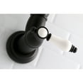 thumbnail image 4 of Kingston Brass KS3100BPL Bel-Air Wall Mount Pot Filler Kitchen Faucet, Matte Black, 4 of 5