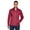 RED HEATHER, variant on Devon & Jones Men's Bristol Full-Zip Sweater Fleece Jacket - DG793