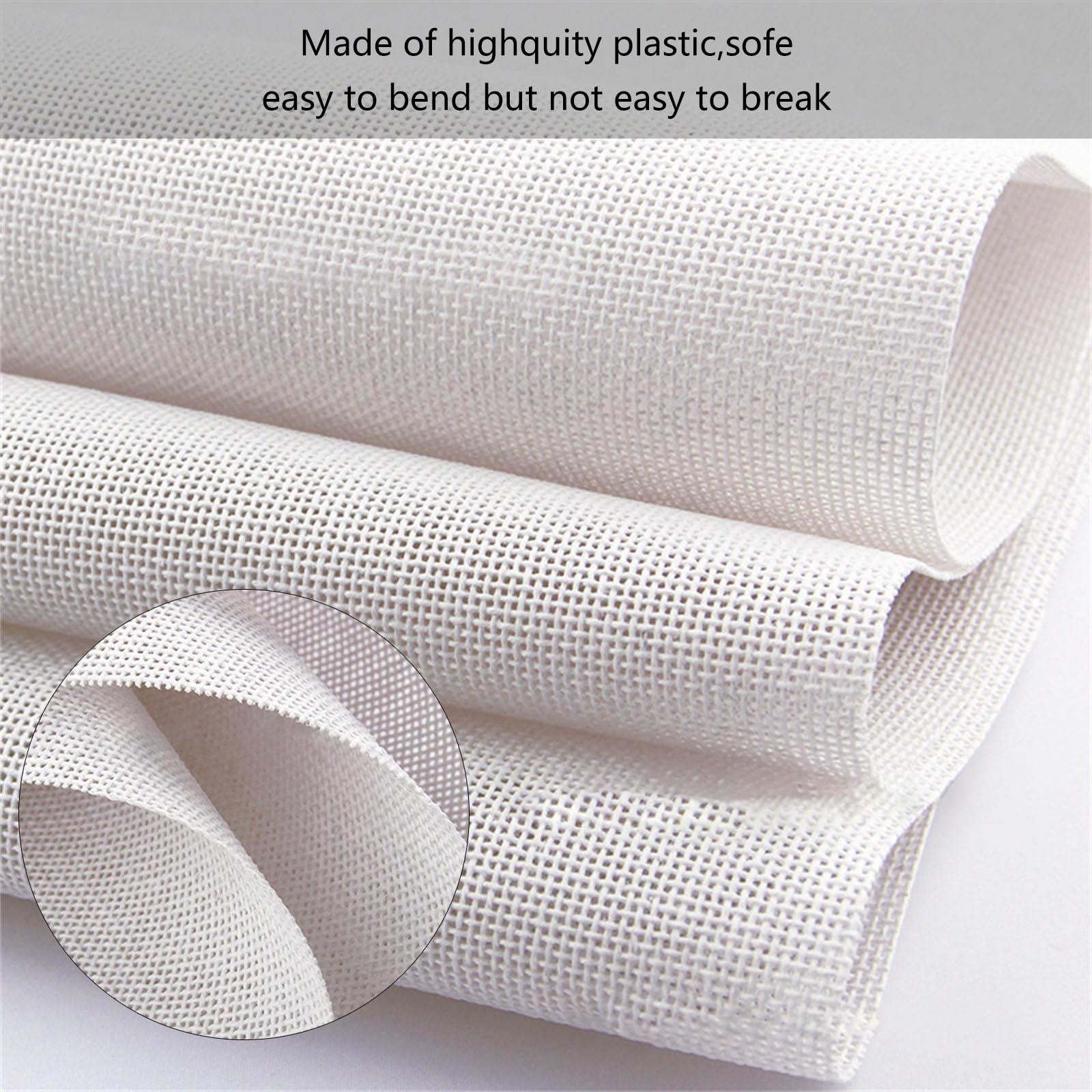 14CT Needle Point Canvas Practical Meshes Sheets Canvas Sheets Needlepoint Canvas Easy to Use for Embroidery Enthusiasts
