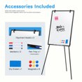 thumbnail image 6 of LIFERECORD 40"x28" Magnetic Portable Easel Dry Erase Board, Flipchart Easel Stand Tripod Whiteboard, Black, 6 of 12