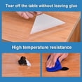 thumbnail image 3 of Adhesive Table Protective Film Glossy Clear Protection Anti-scratch Heat Resistant Furniture Sticke HA, 3 of 5