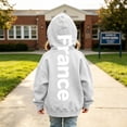 thumbnail image 2 of Vividxx Hoodies For Girls Kids Long Sleeve Hooded Sweatshirts Casual Letter Print Hoodie Soft Outerwear Streetwear 13-14 Years, 2 of 5