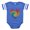 Royal Blue, variant on CafePress - Peace Heart Rainbow - Cute Infant Baby Football Bodysuit