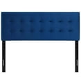 thumbnail image 2 of Emily Queen Biscuit Tufted Performance Velvet Headboard, 2 of 4