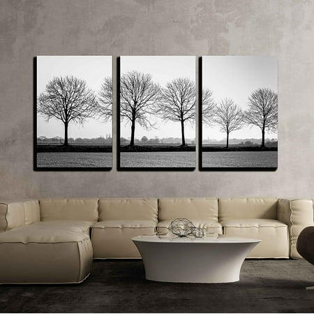 Suitcase Decor (wall26 - 3 Piece Canvas Wall Art - Vector - Background of Colored Suitcases - Modern Home Decor Stretched and Framed Ready to Hang - 16