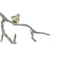 thumbnail image 4 of Benjara Decorative Wall Hook Branch Shaped with Birds Apogee, Silver and Gold, 4 of 5