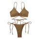 thumbnail image 2 of Conjunto de bikini de tiras, traje de baño de bikini de 2 piezas, traje de baño de bikini para mujer, durabilidad probada en el tiempo, 2 of 8
