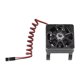 thumbnail image 2 of Ventilador de refrigeración con cubierta de disipador de calor para motor RC para camión de control remoto TRX4 SCXI10 540 550 negro, 2 of 9