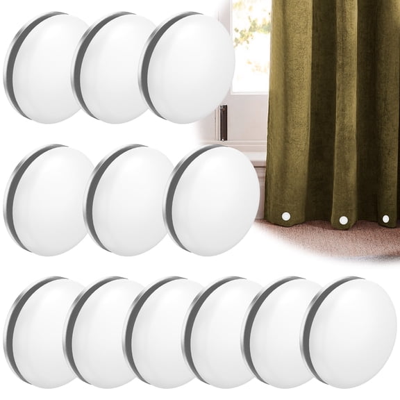 Vensio -12 Pairs Magnetic Shower Curtain Weights, Heavy Duty Strong Duty Reusable Curtain Magnets, Waterproof Shower Liner Weights for Bathroom and Outdoor Flag