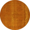 thumbnail image 1 of Ahgly Company Indoor Round Oriental Yellow Industrial Area Rugs, 8' Round, 1 of 4