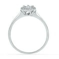 thumbnail image 3 of Sterling Silver Round White Diamond Fashion Ring (0.075 CTTW), 3 of 4