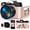 Pink, variant on AILENBLE 5K Digital Camera 75MP Autofocus 180 Flip Screen 16X Zoom Anti Shake WiFi Transfer Webcam 64GB Card Dual Battery for Photography, Pink