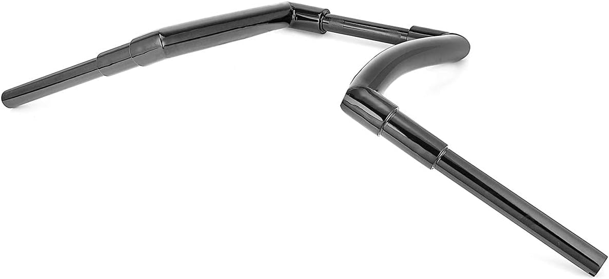 Wsays 12" Rise Ape Handlebar 1.5" Fat Monkey Bar Handlebar Black Compatible with Harley Softail Sportster XL 883 1200 Dyna with Road King 1994-2022 with Road Glide 1998-2013 Model