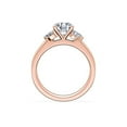 thumbnail image 3 of 0.75 Carat Excellent Round Cut Real Diamond New Design Solitaire Ring for Wedding Solid 18K Rose Gold Size 11, 3 of 8