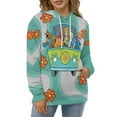 thumbnail image 5 of Scooby-Doo Scooby Adult Sweater Pullover Hoodie 3D Printed Loose Hooded Long Sleeved Jackets Tops, 5 of 8