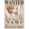 thumbnail image 1 of Liangnv One Piece Nami Posters Japan Anime Metel Tin Signs decorativos para el hogar One Piece Wanted Manga decoración de pared cartel 16.0 x 12.0 in - -, 1 of 2