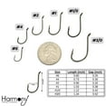 thumbnail image 3 of Harmony Fishing - Razor Series Dropshot Fishing Hooks Select Size & Quantity Size 4 10 Pack, 3 of 7