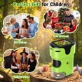 thumbnail image 7 of Microscope for Kids Adults Pocket Microscope, 2" Handheld Microscope Toys for Indoor Outdoor Educational Boys Girls with LED Lights TF Card, Green, 7 of 7