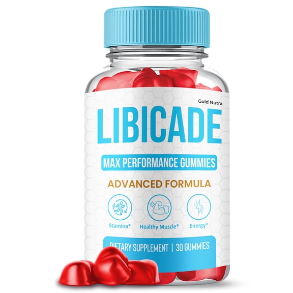 Libicade Gummies, Advanced Formula, Libi cade Supplement All Natural Formula, Maximum Strength (1 Pack)