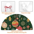 thumbnail image 4 of Sikiie Christmas 30-48 inches {designName} Print Christmas Tree Skirt Snowman Xmas Tree Skirt with Edge Christmas Decorations for Holiday Party48", 4 of 7