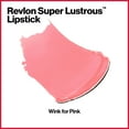 thumbnail image 3 of Revlon Super Lustrous Lipstick with Vitamin E and Avocado Oil, Wink For Pink (616), 0.15 oz, 3 of 10