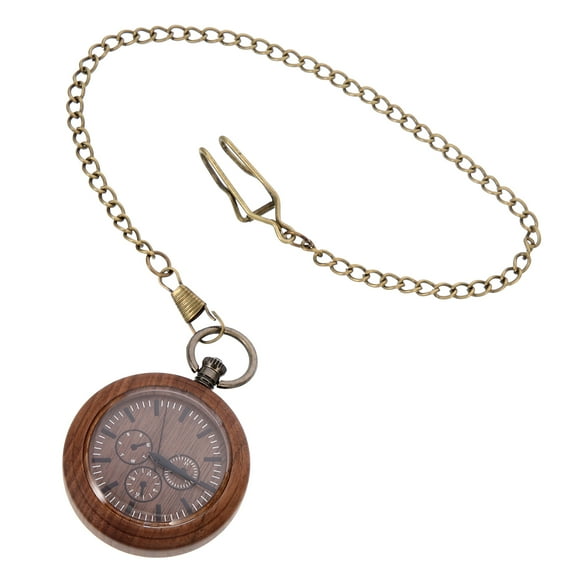 GOOHOCHY Vintage Pocket Watch with Chain for Men Daily Use 1Pcs