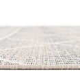 thumbnail image 7 of Unique Loom Outdoor Trellis Collection Area Rug - Dalyan (2' x 3' Rectangle Gray/Ivory), 7 of 7