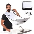 thumbnail image 1 of Set de afeitado Beard King para hombre con forma de babero, color blanco, 1 of 9
