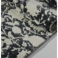 thumbnail image 4 of Ladole Rugs Hamilton Durable Abstract Toronto Collection Turkish Micro Polyester Area Rug Carpet in Grey-Ivory, 4x6 (3'11" x 5'7", 120cm x 170cm), 4 of 4