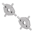 thumbnail image 4 of Tapa de boquilla limpiaparabrisas para faros delanteros, pivote resistente al desgaste, repuesto cruciforme de aleación de aluminio para Jaguar tipo XS, 2 uds., 4 of 8