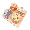 thumbnail image 1 of formas geométricas juguetes apilamiento de anidación educación temprana juguetes educativos rompecabezas de Montessori para, 1 of 9