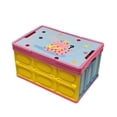 thumbnail image 2 of Caja de almacenamiento plegable para acampar, impermeable, plegable, apilable tapa azul, 2 of 9