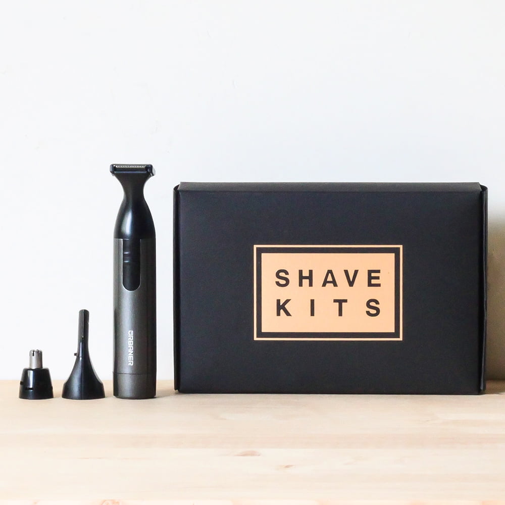 URBANER Waterproof 3in1 Facial Hair Grooming Kit for Men, Battery