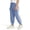 Blue, variant on Boys Athletic Jogger Pants Summer Side Stripe Wide Leg Track Pants Casual Baggy Elastic Waist Thin Sweatpants 0-10 Years