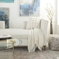 thumbnail image 3 of Nourison Luminescence Ivory Decorative Throw Pillow , 20" x 20", 3 of 7