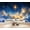 Color 1, variant on Golden Star Night Sky Glowing Clouds Dreamy Landscape Blue Peel and Stick Wall Murals 69"H x 96"W Removable PVC Wallpaper Self-Adhesive Wall Paintings for Bedroom Living Room
