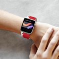 thumbnail image 5 of Bahrain Flag Watch Band For Apple Wristband Band For Iwatch Series Soft Silicone 38mm*40mm, 5 of 6