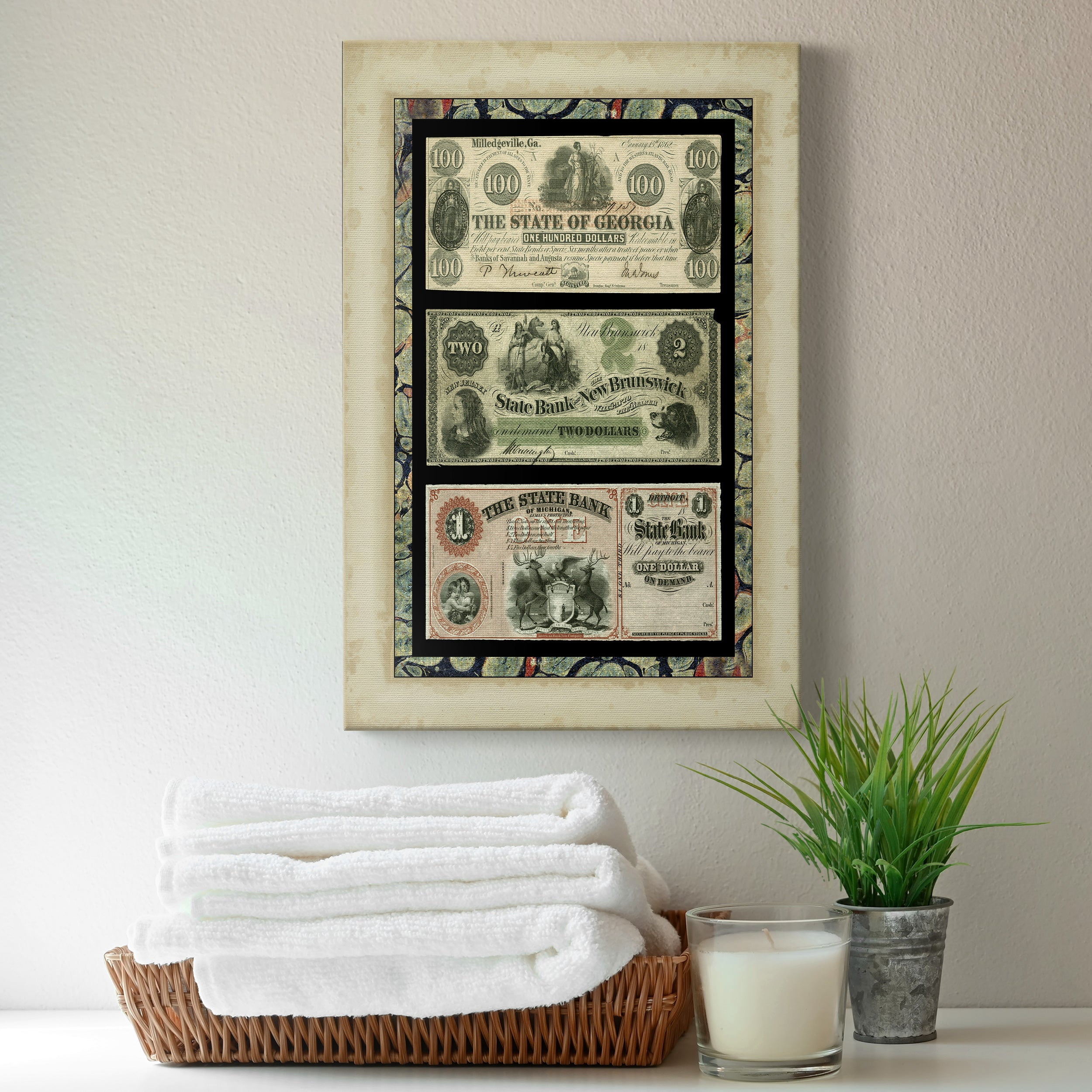 Money Money Money I Premium Gallery Wrapped Canvas - Ready to Hang