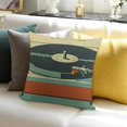 thumbnail image 3 of SHANXI Throw Pillow Cover Audio Music Design Throw Pillow Cases 12x12in, 3 of 5
