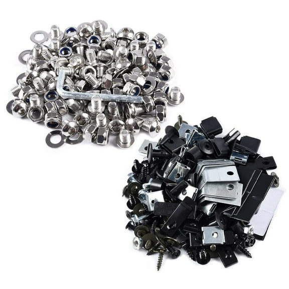 PIT66 Fender Flares Screw/Bolt Hardware Kit Fit for Ford Universal Pocket/Rivet Style