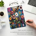 thumbnail image 3 of FORMRS Acrylic Clipboard with Low Profile Clip Standard A4 Letter Size, 12.5" x 9", Blue Colorful Flowers, 3 of 8