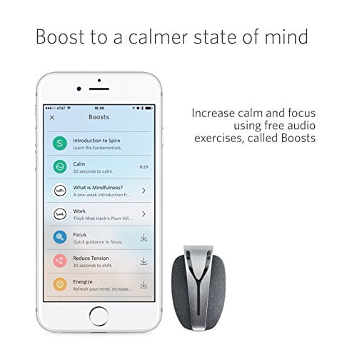 Spire Stone Mindfulness and Activity Tracker for iOS and Android 