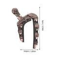 thumbnail image 3 of Shisuyan Guitar Capo Tuning Clamp Alloy Chocolate Avoid Interference Adjustment 1Pcs, 3 of 8
