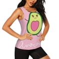 thumbnail image 2 of Lsque Cute Avocado Printed Workout Tank Tops for Women, Athletic Sports Tank Tops, Compression Sleeveless Dry Fit Shirts,Sleeveless Yoga Shirt-Medium, 2 of 9