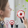 thumbnail image 1 of Iumwxz Portable Fan Mini Portable Fan Silent Powerful Handheld Fan Cute 3 Speed Small Desk Fan with Base Lightweight Makeup Usb Rechargeable Fan Mini Fan Red Plastic All Flyers & Lookbooks, 1 of 9