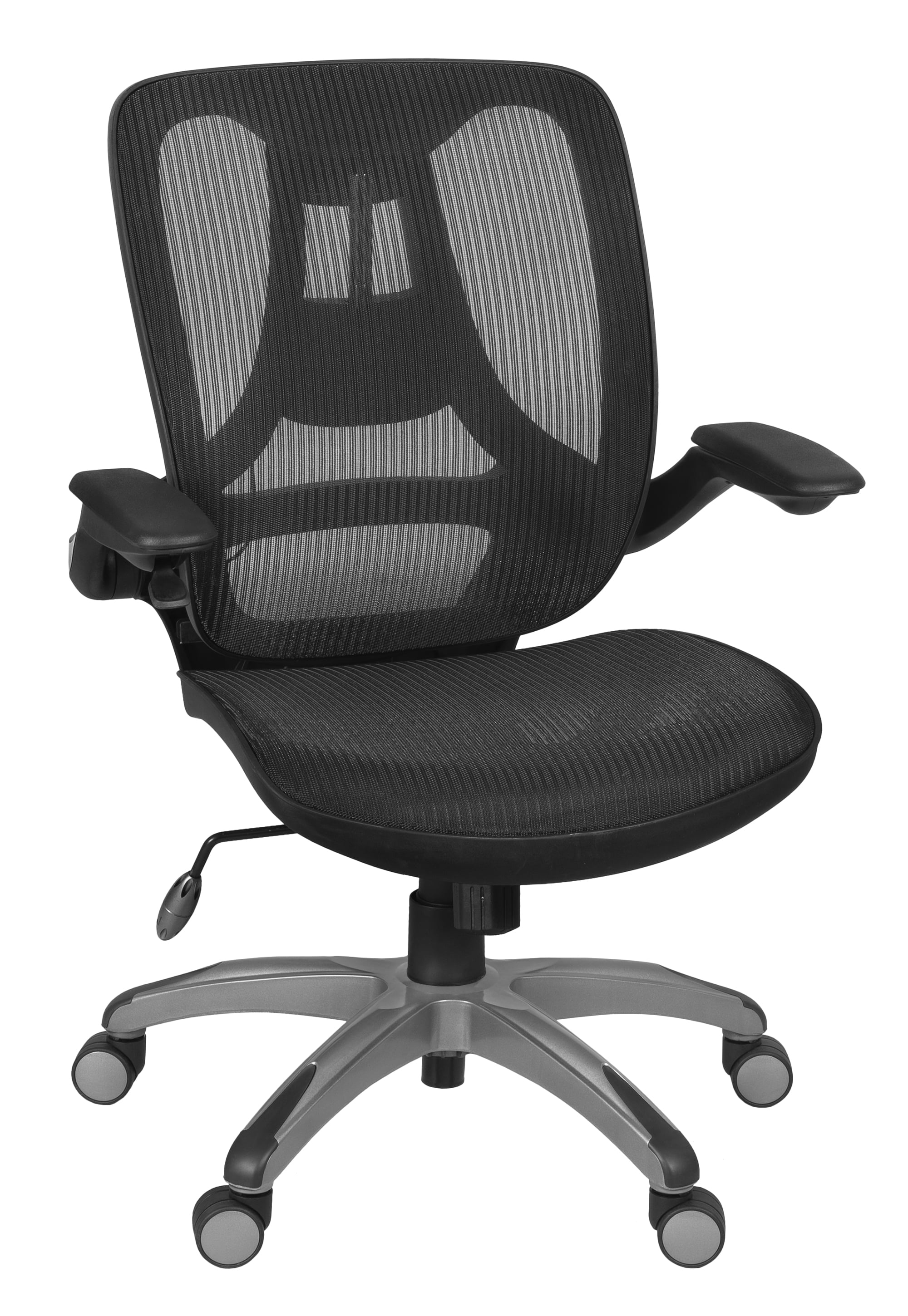 GelCore Black Mesh Swivel Blind and Task Office Chair 