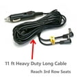 thumbnail image 3 of EDO Tech 11 ft Long Cable Car Charger Power Adapter Cord for RCA Dual Screen DRC79108 DRC79982 DRC69705E22 DRC69705 Portable DVD Player, 3 of 5