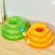 thumbnail image 3 of EeaseMX 1 juguete interactivo para gatos de tres niveles con forma de pista, divertido plato de entretenimiento redondo, suministros para gatos (verde), 3 of 7